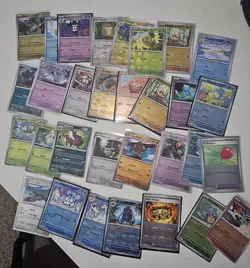 Pokemon TCG Black Bolt White Flare Reverse Pokeball Holo 34 Card Lot! All Poke! - Image 1