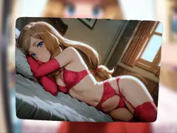 Serena Pokemon Anime Waifu Sexy Goddess Doujin Lewd Hentai Card - Image 1