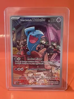 Team Rocket’s Wobbuffet - SV: Scarlet & Violet Promo 203 Pokemon Card - Image 3