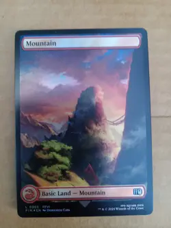 Mountain - #303 - Land - Foil - MTG: Final Fantasy - FIN MINT PACK FRESH!! - Image 1