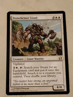 Mtg MODERN MASTERS rare Stonehewer Giant unplayed NM - Image 1
