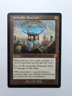 MTG Aetherflux Reservoir (BRR) The Brothers' War: Retro Frame Artifact Regular 2 - Image 1
