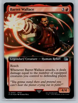 MTG Barret Wallace (Extended Art) #457 FINAL FANTASY - Image 1