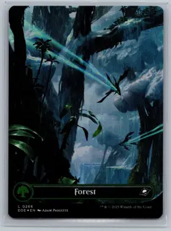 MTG Forest (0266) (Borderless) #266 Edge of Eternities - Image 1