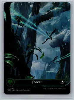 MTG Forest (0266) (Borderless) #266 Edge of Eternities - Image 1