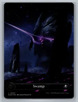 MTG Swamp (0264) (Borderless) #264 Edge of Eternities - Image 1