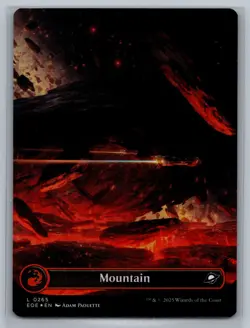 MTG Mountain (0265) (Borderless) #265 Edge of Eternities - Image 1