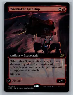 MTG Warmaker Gunship (Extended Art) #339 Edge of Eternities - Image 1