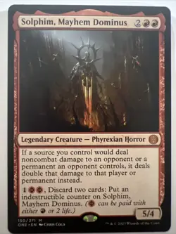 MTG Solphim, Mayhem Dominus phyrexia all will be one NM - Image 1