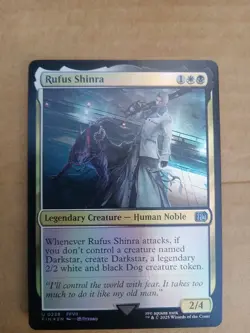 MTG Final Fantasy *FOIL* U Rufus Shinra #0238 MINT PACK FRESH - Image 1