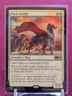 Pack Leader - M21 - #392 - Foil- NM - Promo Card - MTG - Image 1