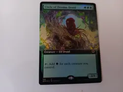 Circle of Dreams Druid #383 FOIL Extended Art MTG Adventures Forgotten Realms EX - Image 1