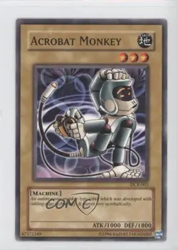 Acrobat Monkey Unlimited YuGiOh Dark Crisis #DCR-003 2003 0b5 - Image 1