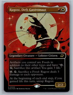 MTG Ragost, Deft Gastronaut (Borderless) #300 Edge of Eternities - Image 1