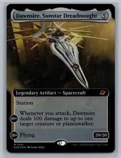 MTG Dawnsire, Sunstar Dreadnought (Extended Art) #351 Edge of Eternities - Image 1