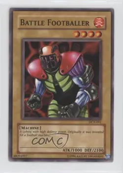 Battle Footballer Unlimited YuGiOh Dark Crisis #DCR-001 2003 0kb5 - Image 1