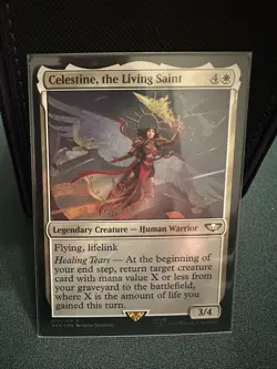 Celestine, the Living Saint (Surge Foil) Universes Beyond: Warhammer 40k MTG - Image 1
