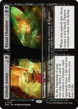 Unholy Annex / Ritual Chamber - DSK 0118 - NM - MTG Magic - Image 1