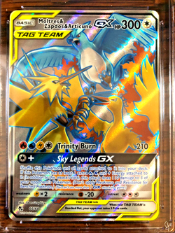 Moltres/Zapdos/Articuno Tag Team GX UR - CGC GEM MINT 10 - Hidden Fates -Pokemon - Image 2