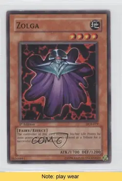 Zolga 1st Ed. YuGiOh Dark Crisis #DCR-079 2003 READ 0c3 - Image 1