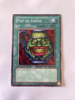 Pot Of Greed First Edition Non Foil SD2-EN017 55144522 Yugioh - Image 1