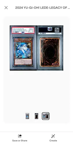 Diabellze the Original Sinkeeper Yugioh Quarter Century Secret LEDE-EN012 PSA 10 - Image 1