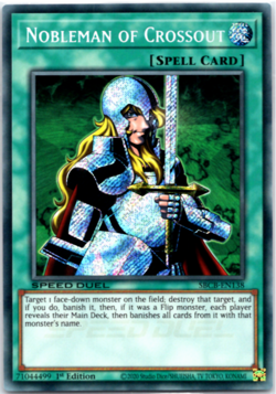 Nobleman Of Crossout - SBCB-EN138 - Secret Rare - 1st Edition - Yugioh - Image 1