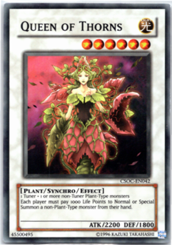 Queen of Thorns - CSOC-EN042 - Super Rare Yugioh - Image 1