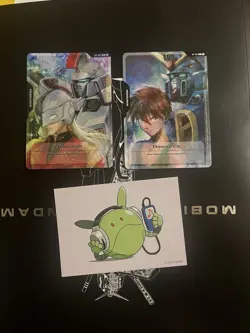 SDCC 2025 GUNDAM CARD GAME RESOURCE RP-001 & RP-002 FOIL TCG PROMO BANDAI - Image 1