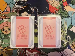 SDCC 2025 GUNDAM CARD GAME RESOURCE RP-001 & RP-002 FOIL TCG PROMO BANDAI - Image 2