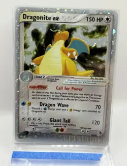 Pokemon TCG Dragonite EX Dragon 90/97 Holo Rare Card NM - Image 1