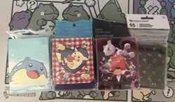 Pokemon TCG Card Sleeves and Deck Box Lot - Image 1
