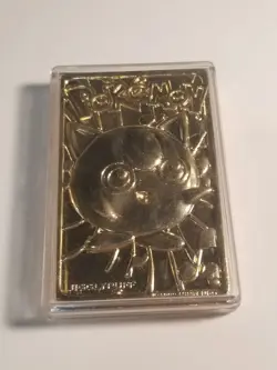 Pokemon Jigglypuff Trading Card Bar 23K Gold Plated 1999 Burger King NM - Image 5