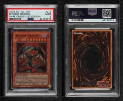 Berserk Dragon 1st Ed. YuGiOh Dark Crisis PSA 9 MINT 2003 z3i - Image 3