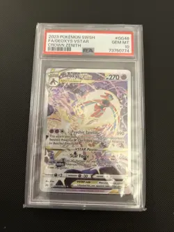 Deoxys VSTAR Crown Zenith Galarian Gallery Ultra Rare Holo Card GG46/GG70 - Image 1