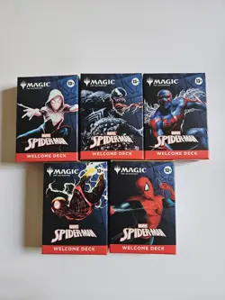 Magic The Gathering MTG Spiderman Welcome Deck Card Set SDCC Comic Con 2025 Mat - Image 2