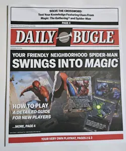 Magic The Gathering MTG Spiderman Welcome Deck Card Set SDCC Comic Con 2025 Mat - Image 5