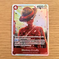 Monkey D. Luffy OP12-015 SR Legacy of the Master - ONE PIECE Card Game ENGLISH - Image 1