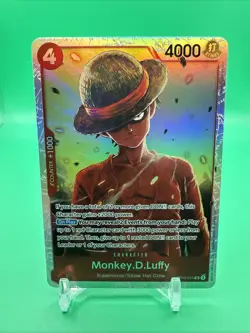 Monkey D. Luffy OP12-015 SR Legacy of the Master - ONE PIECE Card Game ENGLISH - Image 1