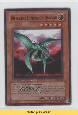 Different Dimension Dragon 1st Ed. YuGiOh Dark Crisis #DCR-015 2003 READ 0b5 - Image 1