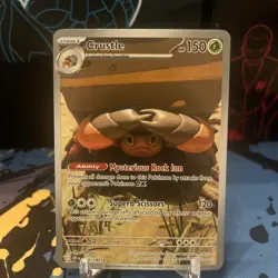 Crustle 186/182 Illustration Rare IR S&V Destined Rivals Pokemon TCG Card NM - Image 1