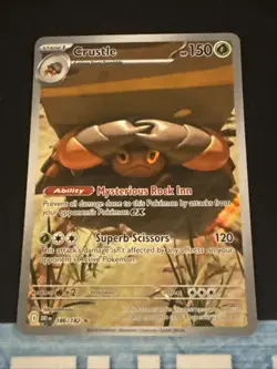 Crustle 186/182 Illustration Rare IR S&V Destined Rivals Pokemon TCG Card NM - Image 1