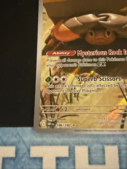 Crustle 186/182 Illustration Rare IR S&V Destined Rivals Pokemon TCG Card NM - Image 2