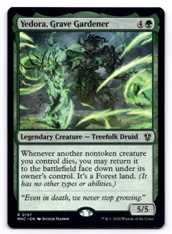 Yedora, Grave Gardener NM Commander: Murders at Karlov Manor 0197 MTG Regular - Image 1