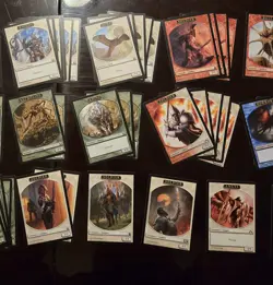 60 MTG Token Lot - Magic the Gathering MTG See Descript For Exact List Of Tokens - Image 2