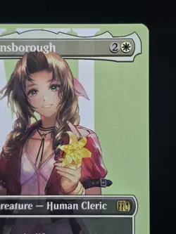 Final Fantasy MTG Aerith Gainsborough Borderless Non-Foil Rare 0374 Near Mint - Image 3