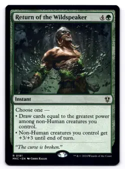 Return of the Wildspeaker NM Commander: Murders at Karlov Manor 0181 MTG Regular - Image 1