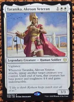 ✨Taranika, Akroan Veteran✨ MTG | Theros Beyond Death | NM/M | R 039/254 - Image 1