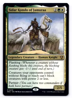 Sidar Kondo of Jamuraa NM Commander: Murders at Karlov Manor 0219 MTG Regular - Image 1