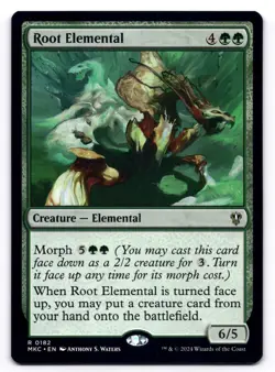 Root Elemental NM Commander: Murders at Karlov Manor 0182 MTG Regular - Image 1